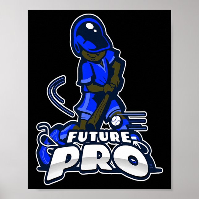 Poster Future Pro Sell Player I Kids Birthday Softll Spor (Frente)