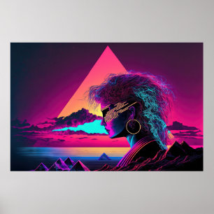 Poster Futurismo Femme: O Uso Majestoso