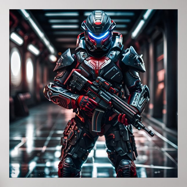 Poster Futurística Trooper (Frente)