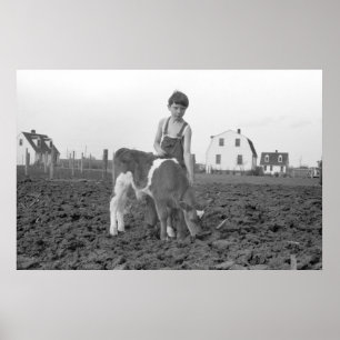 Póster Futuro Agricultor, 1940