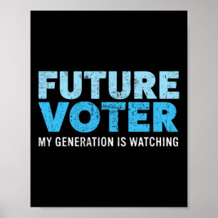 Poster Futuro Camisa De Eleitores Resiste Política Para C