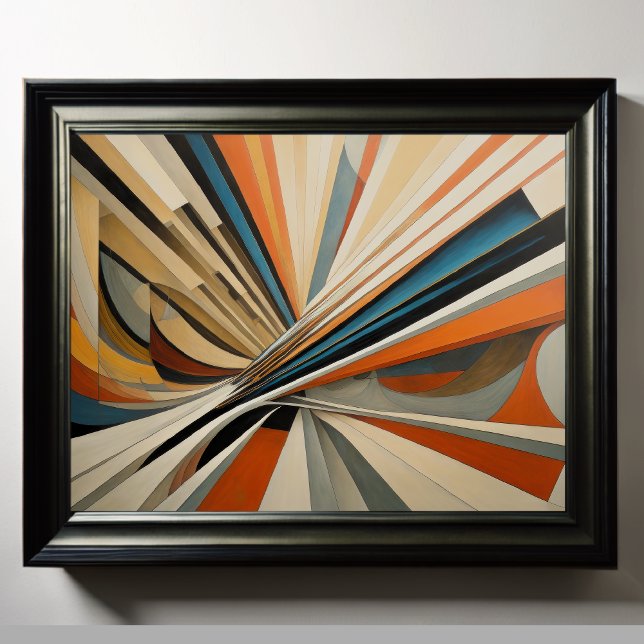 Poster Futuro de Design Abstrato Moderno 4:3 (Criador carregado)