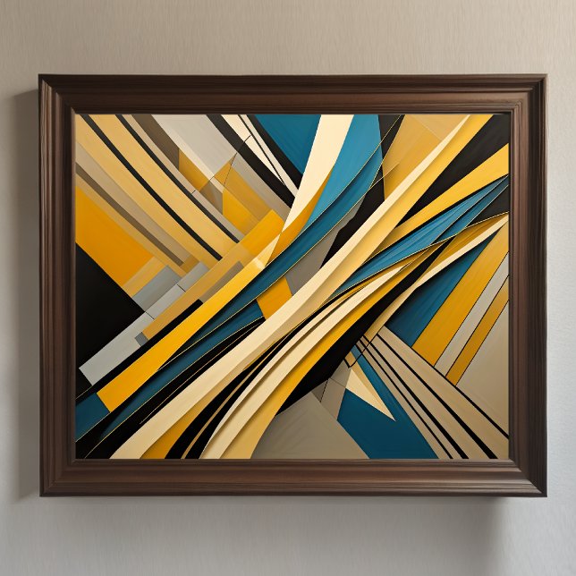 Poster Futuro de Design Abstrato Moderno 4:5 (Criador carregado)