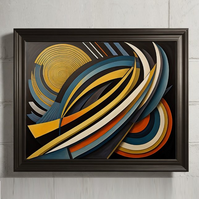 Poster Futuro de Design Abstrato Moderno 4:5 (Criador carregado)