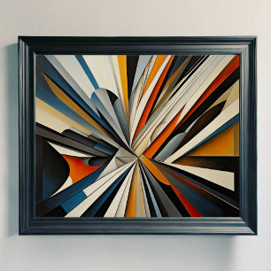 Poster Futuro de Design Abstrato Moderno 4:5