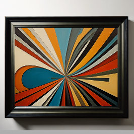 Poster Futuro de Design Abstrato Moderno 4:5