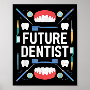 Poster Futuro Dentista - Escola de Formatação Crianças Jo