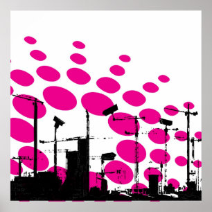 Póster Futuro Dystopian