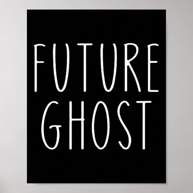Poster Futuro Fantasma Diy Halloween (Frente)