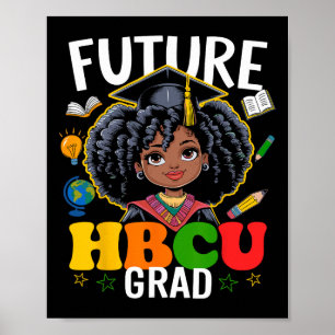 Poster Futuro Formando Hbcu Afro Crianças História Negra 