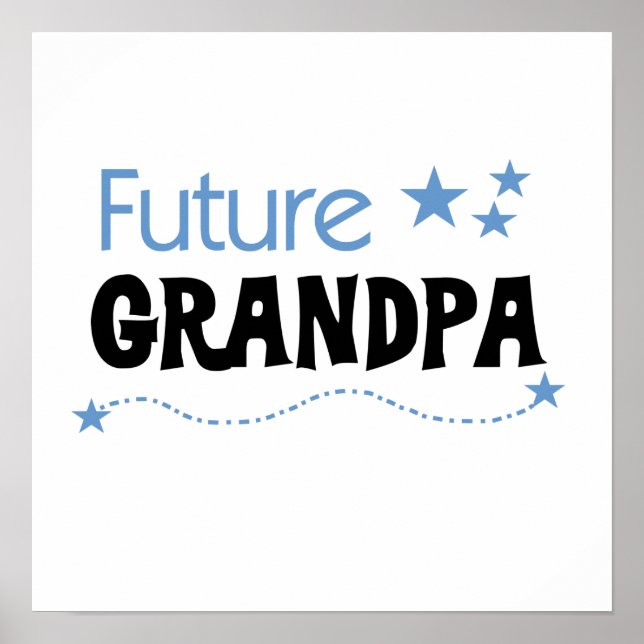 Poster Futuros Camisetas e presentes do avô (Frente)