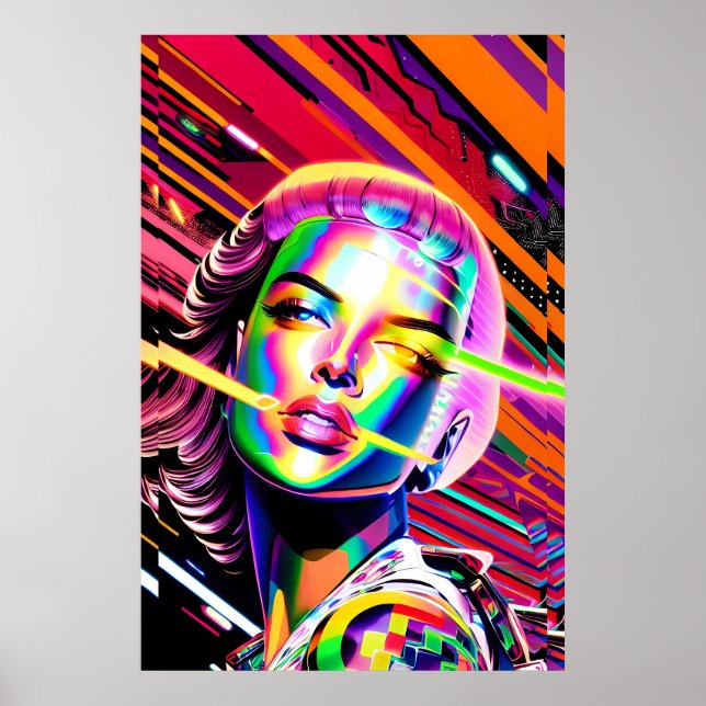 Poster Futuros Derezzs - Ken Gage Art (Frente)