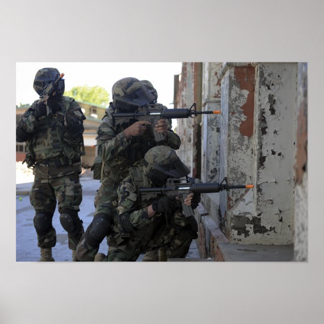 Poster Fuzileiros do Chile (Frente)