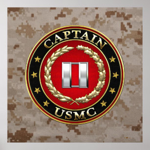 Poster Fuzileiros navais dos EUA: Capitão (Captura USMC)