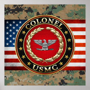 Poster Fuzileiros navais dos EUA: Coronel (coronel da USM
