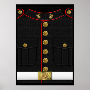 Póster Fuzileiros navais dos EUA: USMC vestimenta uniform