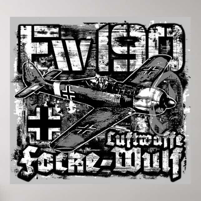 Poster Fw 190 (Frente)