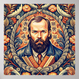 Poster Fyodor Dostoyevsky - Literatura Russa