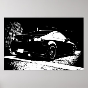 Póster G35 Imagem da Estrutura de Estacionamento da Vista