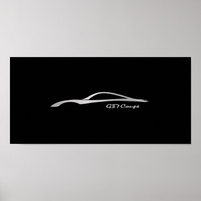 Poster G37 Traço de pincel (Frente)