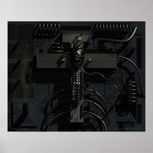 Poster G.O.D. - Deidade Opressiva Crescente (Frente)
