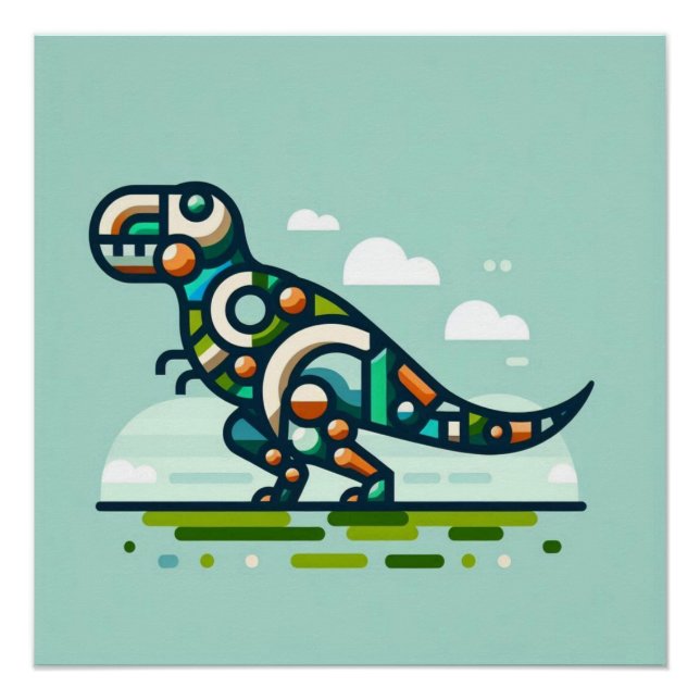 Póster G T-Rex (Frente)