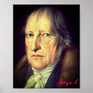 Poster G. W. F. Hegel (retrato de 1831)