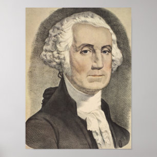 Poster G Washington, Currier e Ives