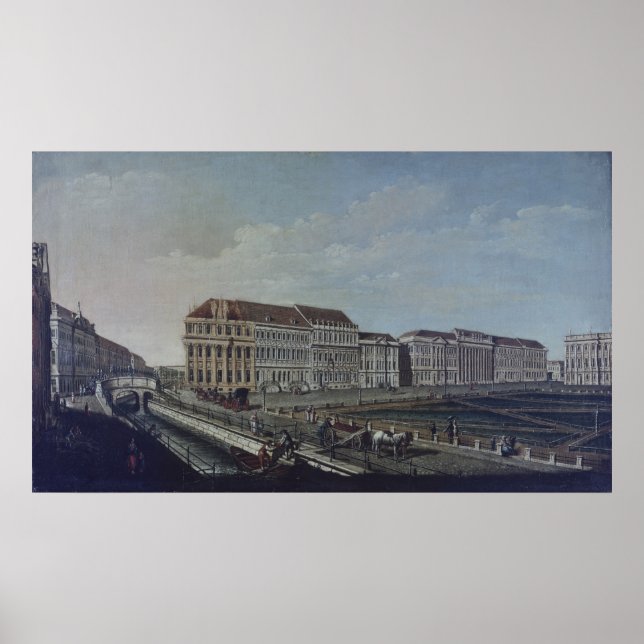 Póster Gabinete de Posto em Potsdam, 1784 (Frente)