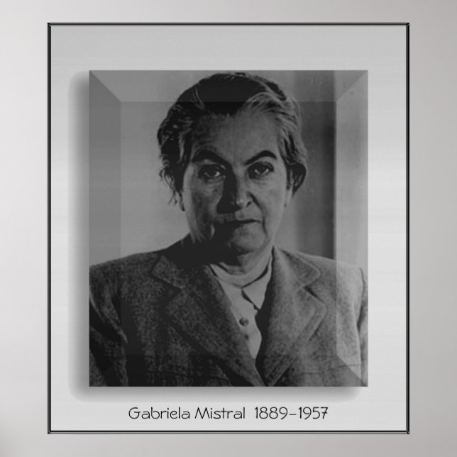 Poster Gabriela Mistral (Frente)