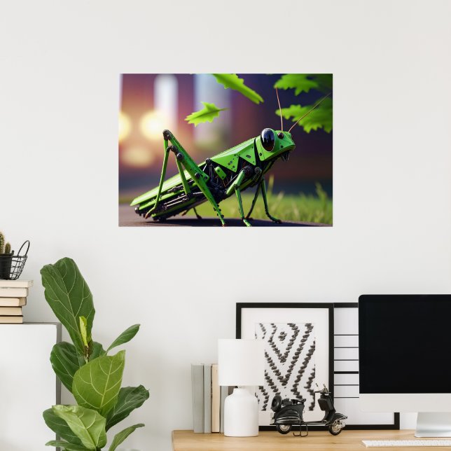 Poster Gafanhoto mecânico (Escritório em casa)