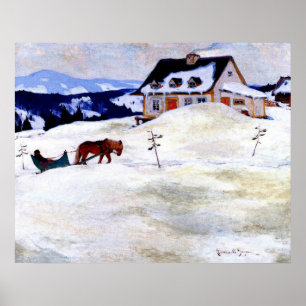 Poster Gagnon - A Laurentian Homestead,