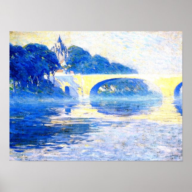 Poster Gagnon - Early Morning Mist, Pont de l'Arche (Frente)