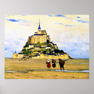Poster Gagnon - Mont-Santo Michel, Manhã,