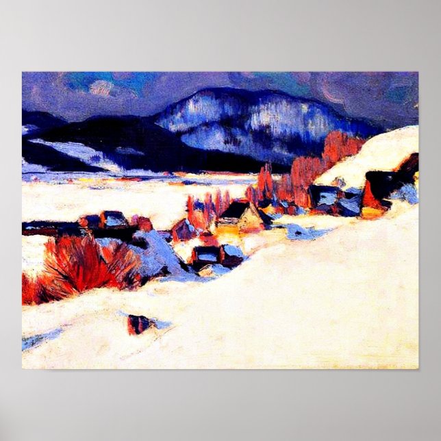 Poster Gagnon - Rang Santo-Laurent Baie-Santo-Paul (Frente)