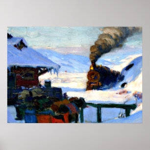 Póster Gagnon - The Train, Baie-Santo-Paul