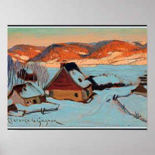 Poster Gagnon - Twilight - Winter in Quebec