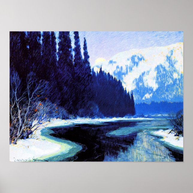 Poster Gagnon - Um Fluxo Silencioso do Norte (Frente)