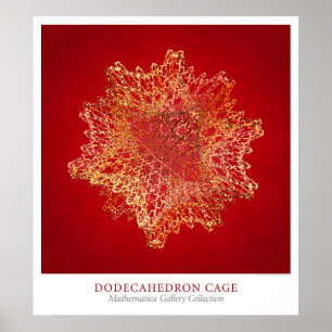 Poster Gaiola de Dodecahedron