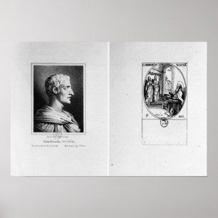 Póster Gaius Cornelius Tácito gravado por Julien