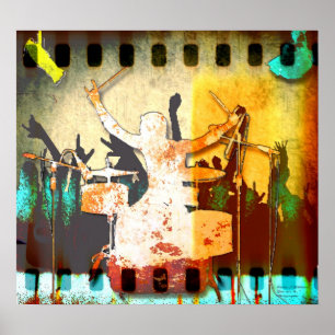 Poster Gajo do baterista, Copyright Karen J Williams