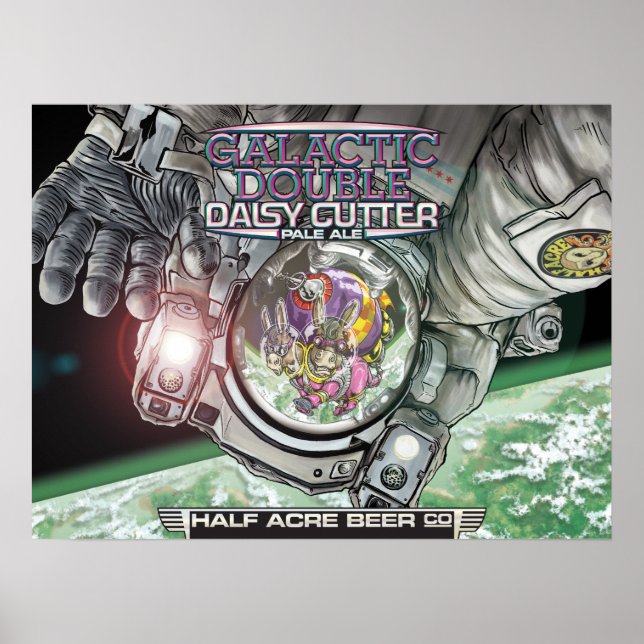 Póster Galactic Double Daisy Cutter 2015 (Frente)