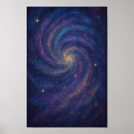 Poster Galactic Swirl
