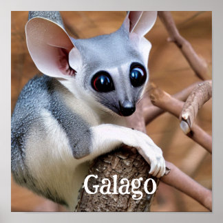 Poster Galago aka Bush Baby