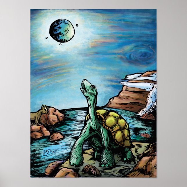 Póster Galápagos Tortoise (Frente)