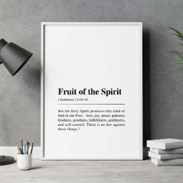 Poster Galatianos 5:22-23 Fruta do Espírito