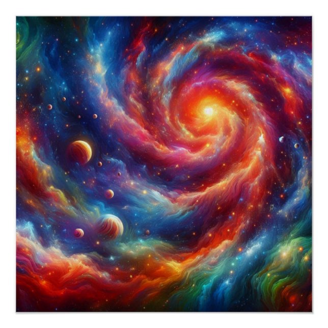 Póster Galáxia (Frente)