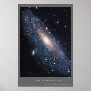 Póster Galáxia Andromeda M31
