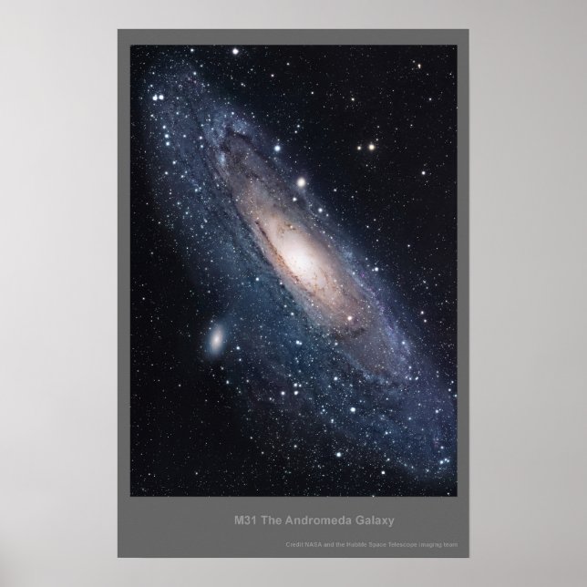 Póster Galáxia Andromeda M31 (Frente)