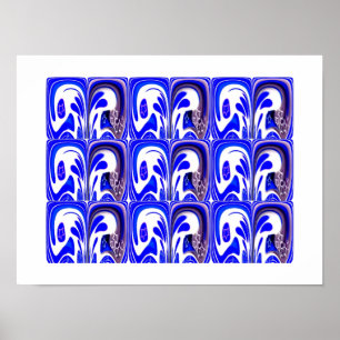 Poster Galáxia azul